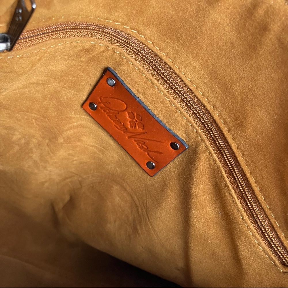 New Patricia Nash Josselin Leather Satchel - Picture 3 of 9
